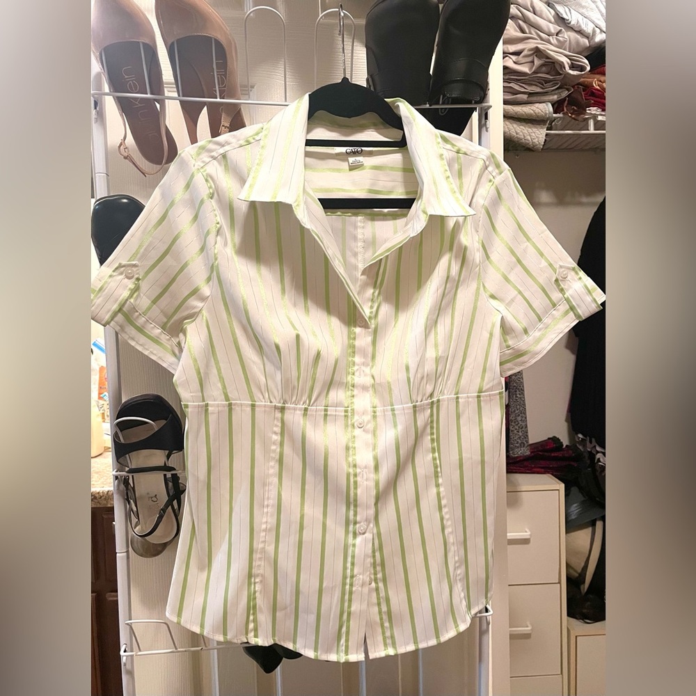 Women’s Cato Button Down Blouse, size L